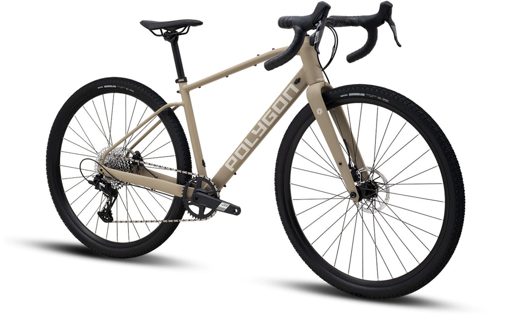 beige gravel bike Polygon Bend R6