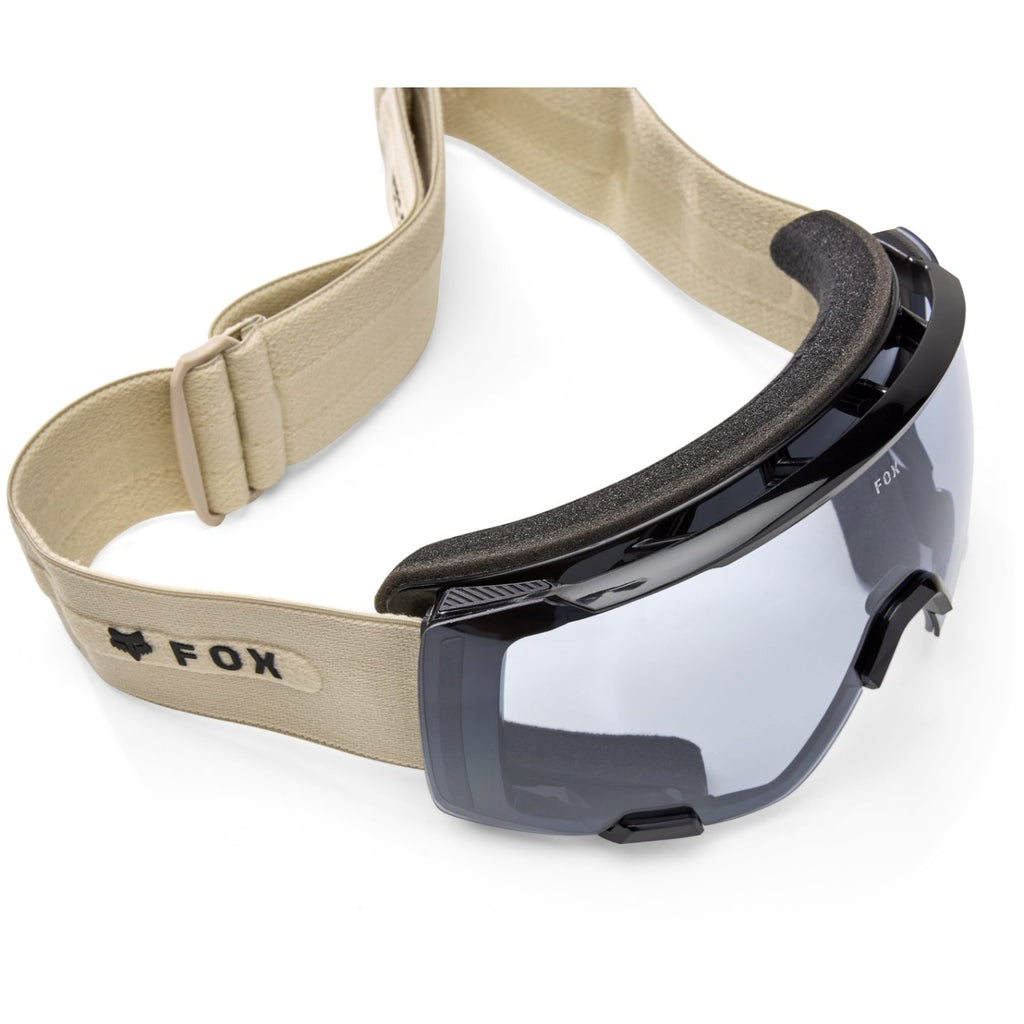 fox goggle lenses Fox Racing Purevue Black/clear MTB Goggles-Cream