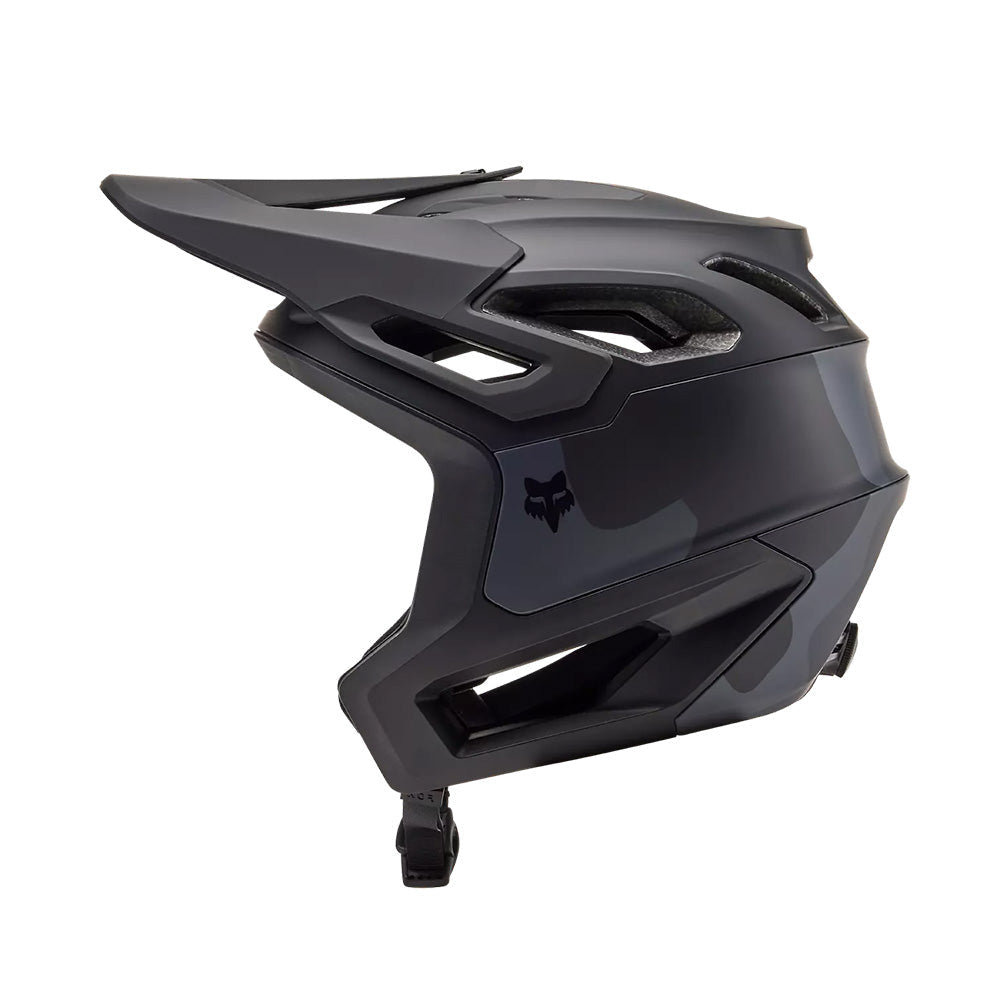Fox Racing Dropframe Pro Runn Helmet, Black Camo / S
