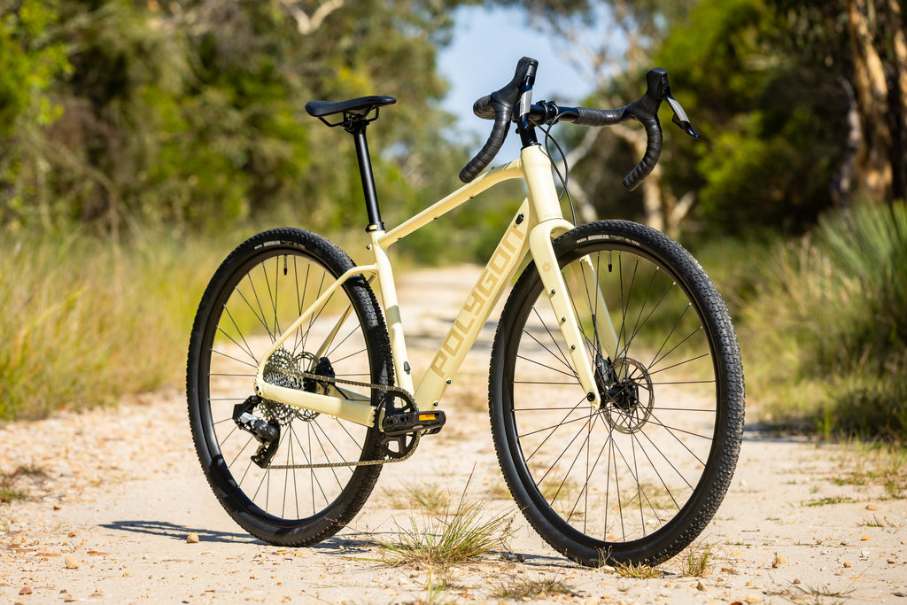gravel bike yellow Polygon Bend R6X