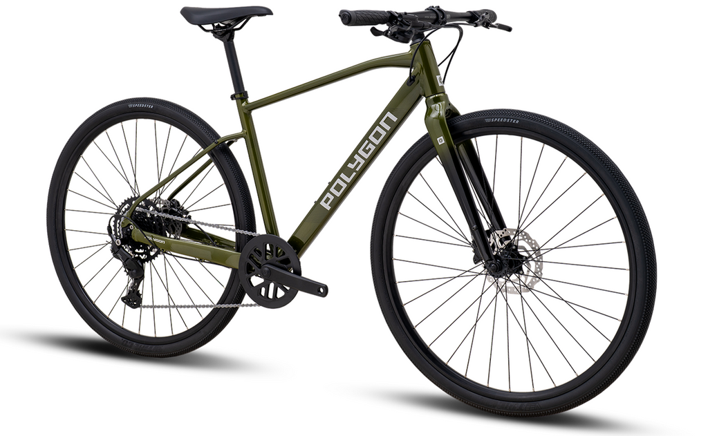 Polygon Path 3 Medium / Olive Green