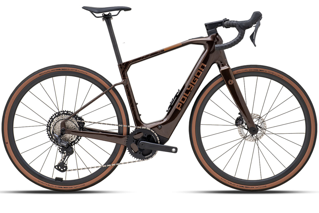 gravel bike with high stack Polygon Tambora AE-N Carbon
