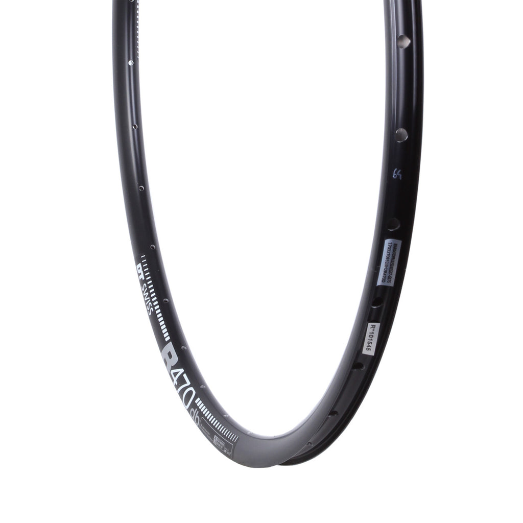 DT Swiss R 470 Rim 700, Disc, Black, 32H