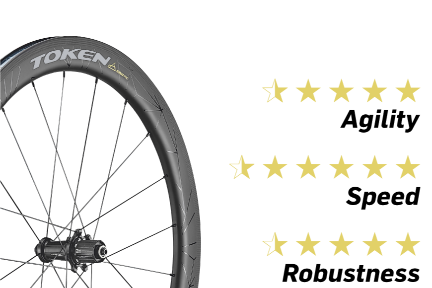 Token Cycling | Konax Pro Carbon Wheelset Rim Brake for Road Bikes