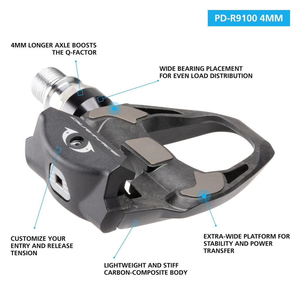 lightest shimano spd pedals PEDAL, PD-R9100, DURA-ACE, SPD-SL, W/CLEAT (SM-SH12)